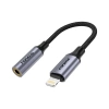 Adapter Foneng BM30 Lightning - Jack 3.5MM 0.14M Czarny